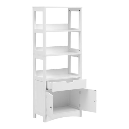 Ντουλάπι-στήλη Sejo pakoworld mdf λευκό 60x32.5x154εκ (x1)
