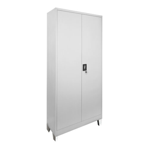 Μεταλλική ντουλάπα Ugren pakoworld ανοιχτό γκρι 90x40x190εκ (x1)