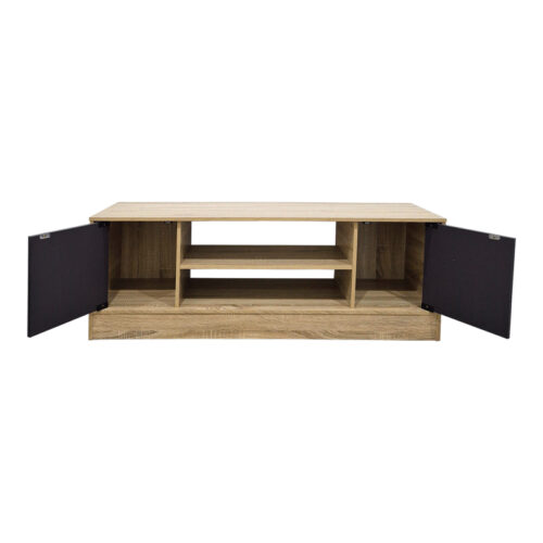 Έπιπλο τηλεόρασης Sasa pakoworld sonoma-ανθρακί 120x35x41.5εκ (x1)