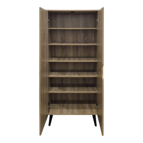 Παπουτσοθήκη-ντουλάπα Oufelia pakoworld sonoma 60x32.5x134.5εκ (x1)