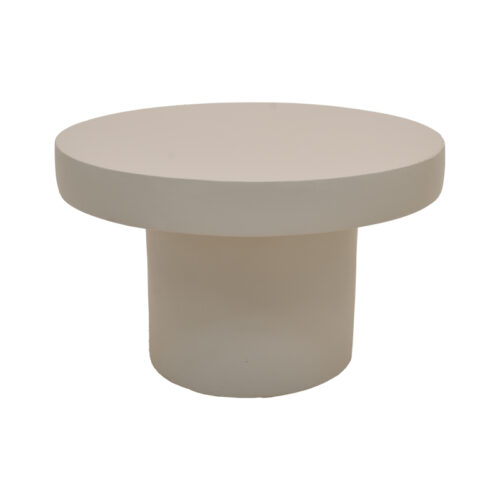 Τραπέζι σαλονιού Umbra pakoworld MGO ανοιχτό γκρι Φ64.5x43εκ (x1)