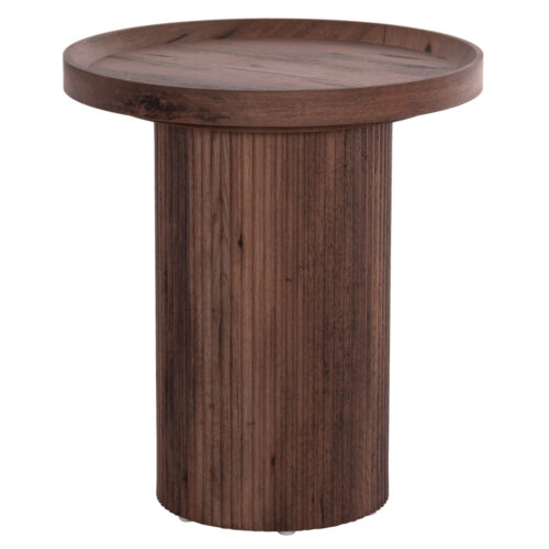 ΒΟΗΘΗΤΙΚΟ ΤΡΑΠΕΖΙ MARGON HM18027 MDF ΣΕ ΣΚΟΥΡΟ ΚΑΦΕ ΞΥΛΟΥ Φ45x50,5Υεκ. (x1)