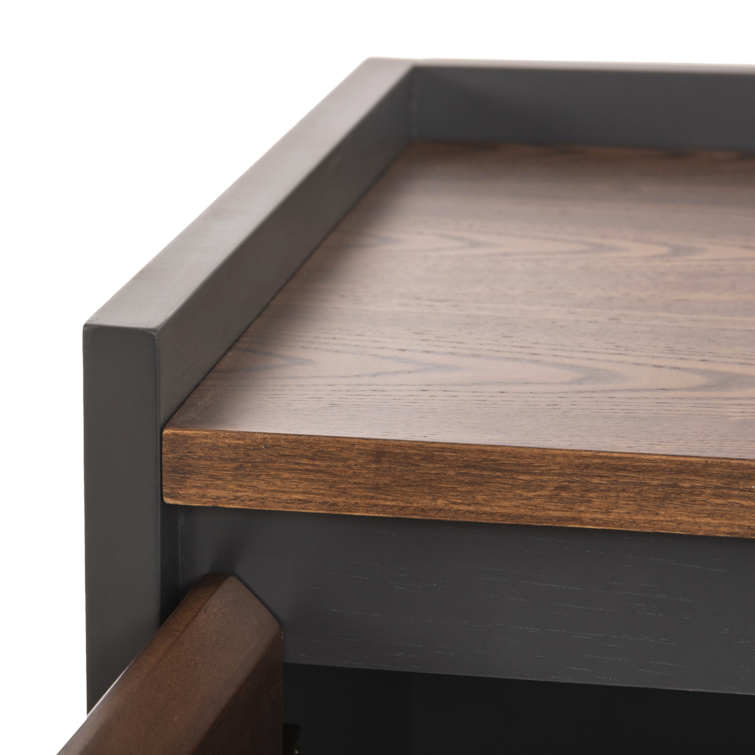 ΕΠΙΠΛΟ ΤΗΛΕΟΡΑΣΗΣ VEEN HM9741 MDF ΜΕ ΚΑΠΛΑΜΑ ΚΑΡΥΔΙΑΣ-ΚΑΡΥΔΙ&ΣΚΟΥΡΟ ΓΚΡΙ 170x40x50Υ (x1) - Image 7