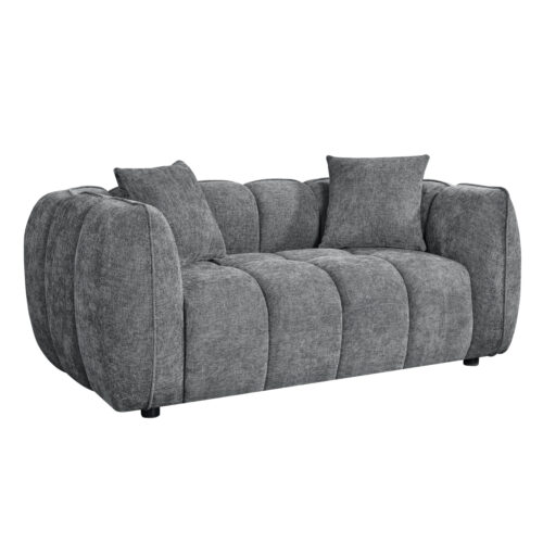 ΚΑΝΑΠΕΣ 2-ΘΕΣΙΟΣ LYKKE HM3324.01 ΓΚΡΙ ΥΦΑΣΜΑ 172x89x70Υεκ. (x1)