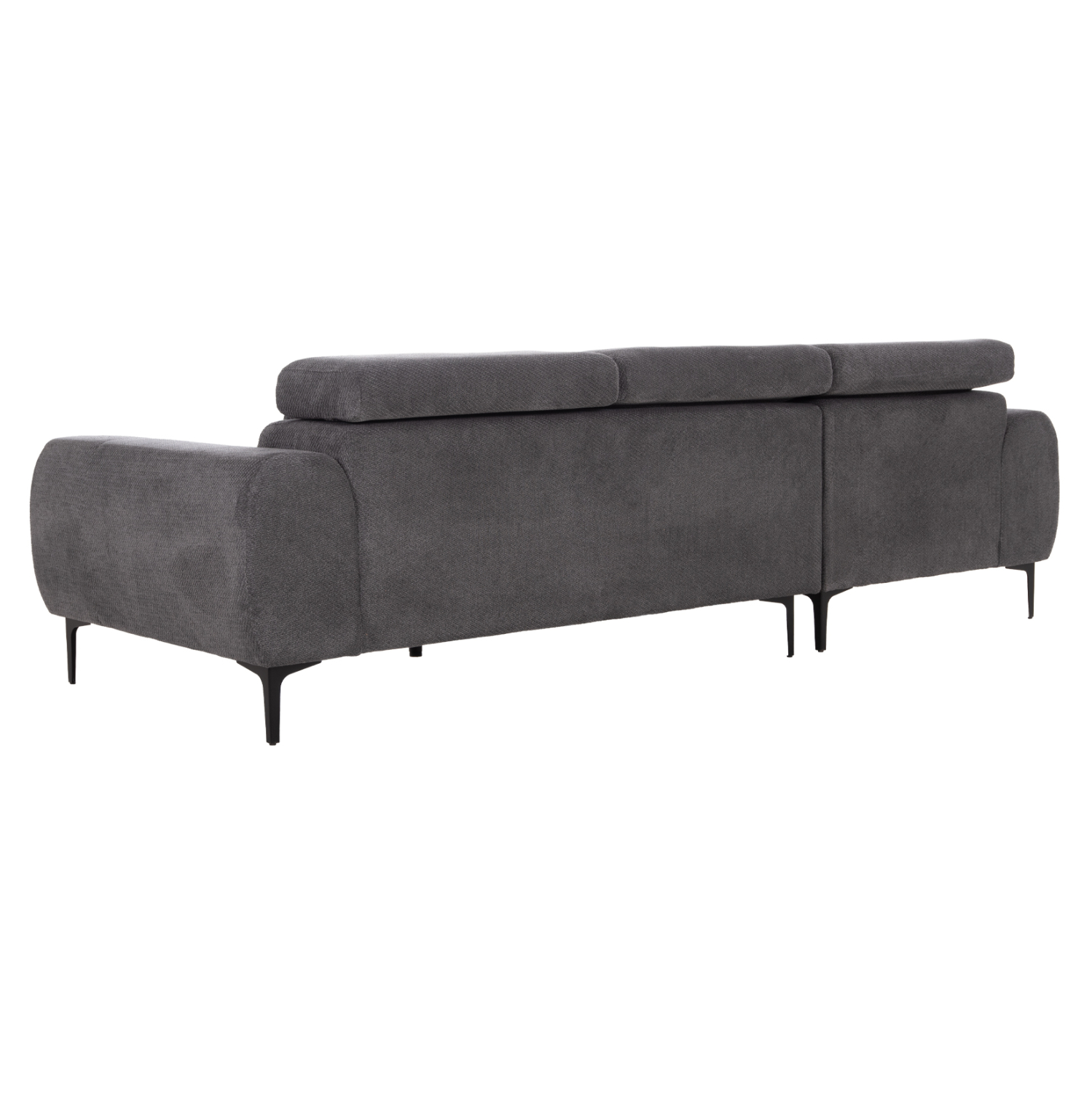 ΚΑΝΑΠΕΣ ΑΡΙΣΤΕΡΗ ΓΩΝΙΑ DIVYA HM3267.12L ΓΚΡΙ ΥΦΑΣΜΑ 260x100-174x104Υεκ. (x1) - Image 4