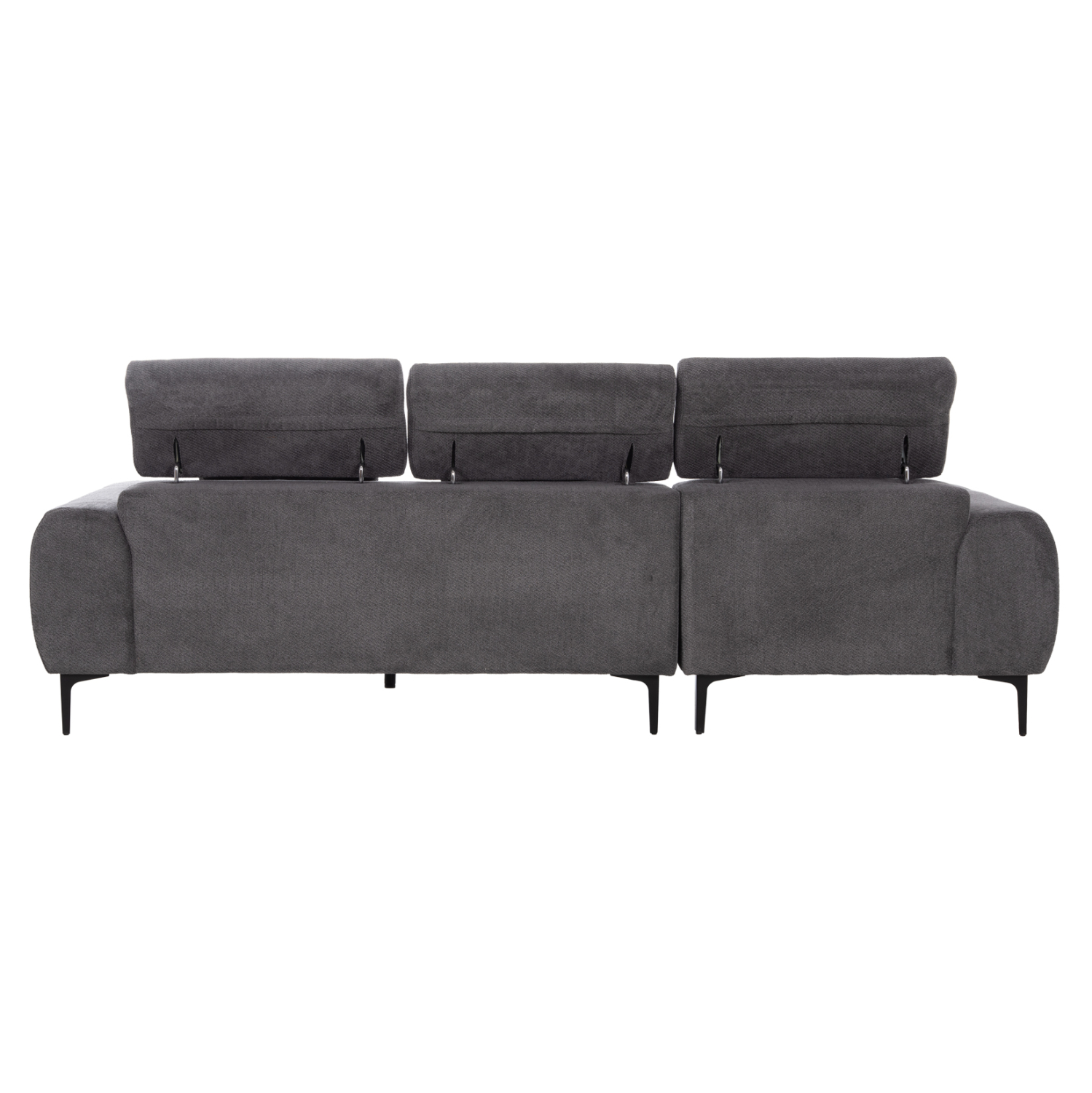 ΚΑΝΑΠΕΣ ΑΡΙΣΤΕΡΗ ΓΩΝΙΑ DIVYA HM3267.12L ΓΚΡΙ ΥΦΑΣΜΑ 260x100-174x104Υεκ. (x1) - Image 5