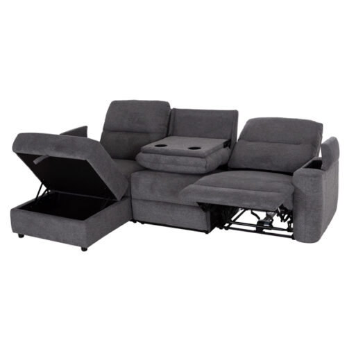 ΚΑΝΑΠΕΣ ΑΡΙΣΤΕΡΗ ΓΩΝΙΑ SYNTHIA HM3308.03L ΑΝΑΚΛΙΣΗ & ΑΠΟΘ.ΧΩΡΟΣ--ΓΚΡΙ 245x170x98Υεκ (x1)