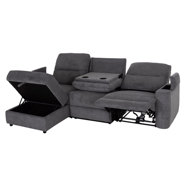 ΚΑΝΑΠΕΣ ΑΡΙΣΤΕΡΗ ΓΩΝΙΑ SYNTHIA HM3308.03L ΑΝΑΚΛΙΣΗ & ΑΠΟΘ.ΧΩΡΟΣ--ΓΚΡΙ 245x170x98Υεκ (x1)