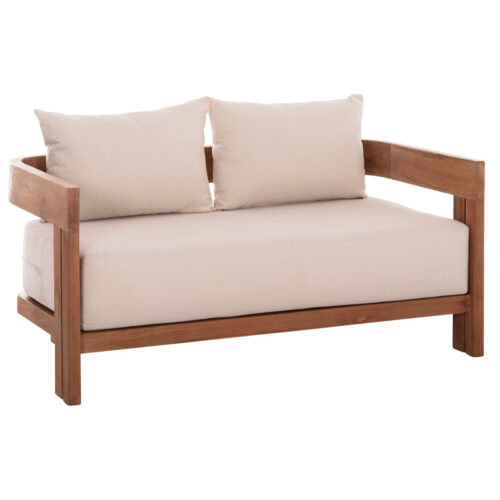 ΚΑΝΑΠΕΣ ΔΙΘΕΣΙΟΣ ΣΕΙΡΑ KIOTO HM6381 ΞΥΛΟ TEAK ΦΥΣΙΚΟ-ΜΠΕΖ ΜΑΞΙΛΑΡΙΑ 140x77x72Υεκ. (x1)