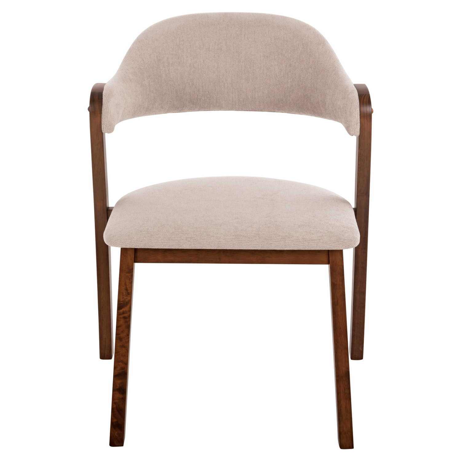 ΚΑΡΕΚΛΑ RIDER HM9734.02 RUBBERWOOD ΣΕ ΚΑΡΥΔΙ-ΥΦΑΣΜΑ ΕΚΡΟΥ 59x59x83Yεκ. (x2) - Image 3