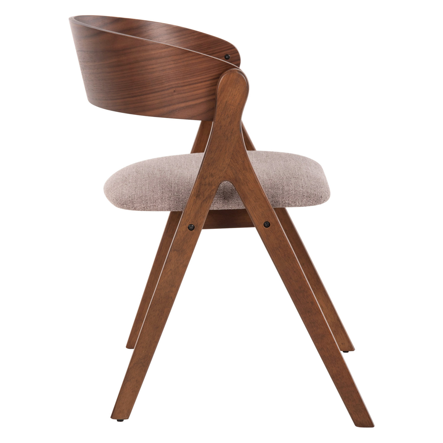 ΚΑΡΕΚΛΑ NEKKER HM9739.01 RUBBERWOOD ΣΕ ΚΑΡΥΔΙ-ΜΠΕΖ ΥΦΑΣΜΑ ΚΑΘΙΣΜΑ 56x55x78Yεκ. (x2) - Image 4
