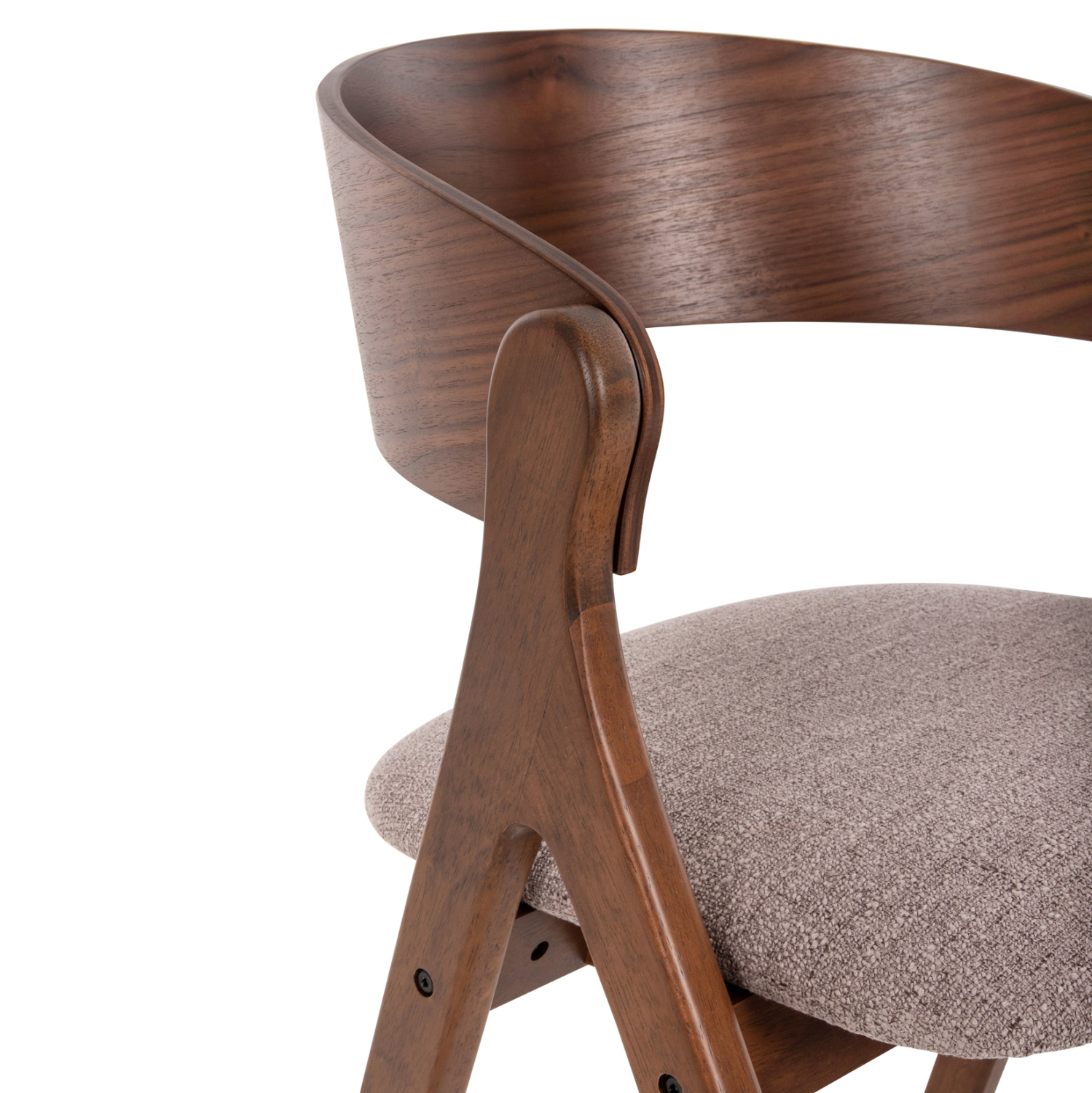 ΚΑΡΕΚΛΑ NEKKER HM9739.01 RUBBERWOOD ΣΕ ΚΑΡΥΔΙ-ΜΠΕΖ ΥΦΑΣΜΑ ΚΑΘΙΣΜΑ 56x55x78Yεκ. (x2) - Image 7