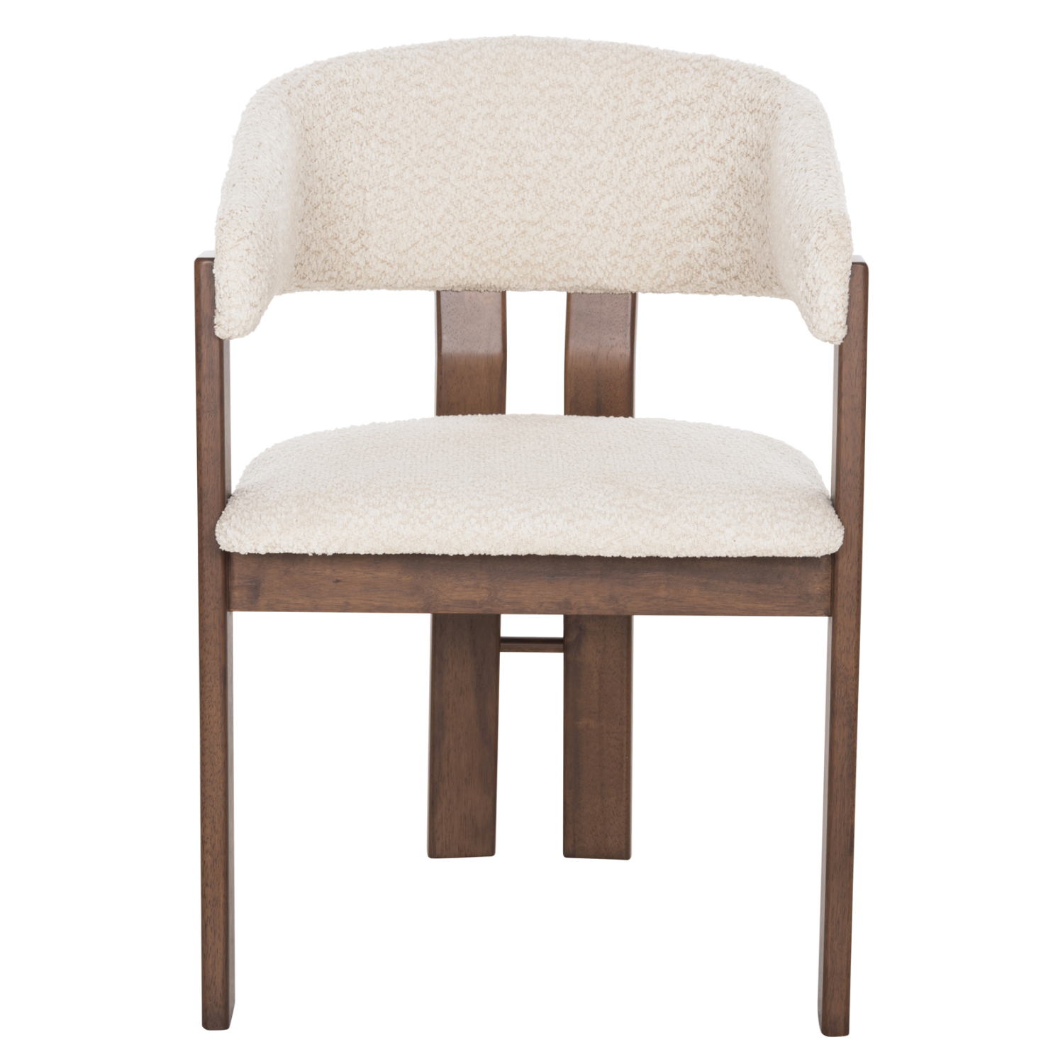 ΚΑΡΕΚΛΑ ZARRA HM9970.03 RUBBERWOOD ΣΕ ΚΑΡΥΔΙ-ΕΚΡΟΥ ΜΠΟΥΚΛΕ ΥΦΑΣΜΑ 55,5x59x81,5Υεκ (x2) - Image 3
