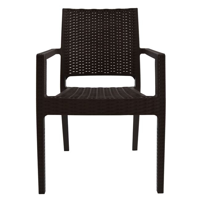 ΠΟΛΥΘΡΟΝΑ ΠΟΛΥΠΡΟΠΥΛΕΝΙΟΥ ΒΑΡΕΩΣ ΤΥΠΟΥ KAGANU DARK BROWN HM5134.09 57x55,5x89 εκ. (x1) - Image 3