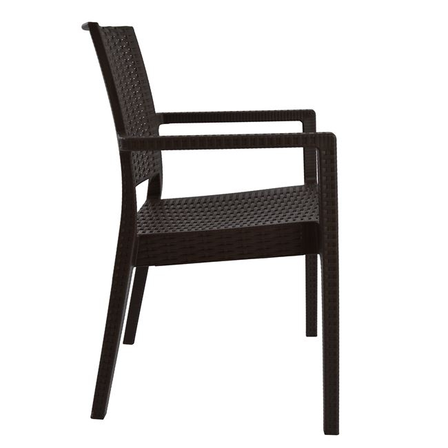 ΠΟΛΥΘΡΟΝΑ ΠΟΛΥΠΡΟΠΥΛΕΝΙΟΥ ΒΑΡΕΩΣ ΤΥΠΟΥ KAGANU DARK BROWN HM5134.09 57x55,5x89 εκ. (x1) - Image 4
