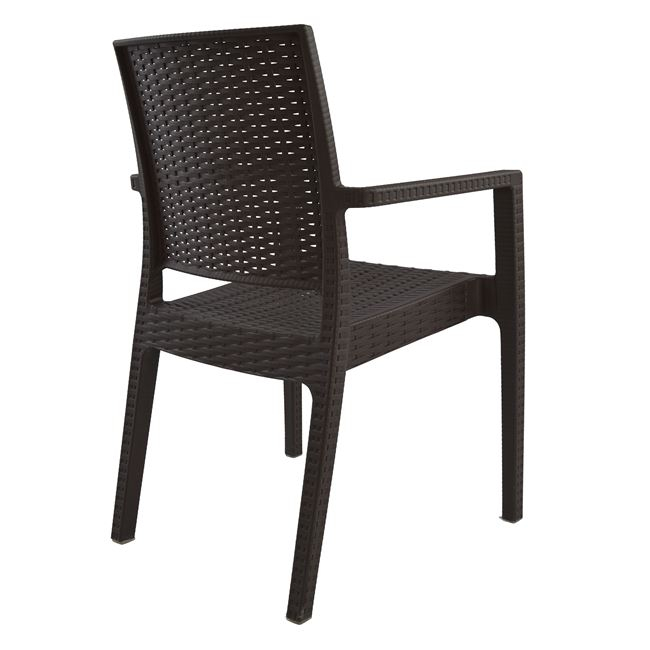 ΠΟΛΥΘΡΟΝΑ ΠΟΛΥΠΡΟΠΥΛΕΝΙΟΥ ΒΑΡΕΩΣ ΤΥΠΟΥ KAGANU DARK BROWN HM5134.09 57x55,5x89 εκ. (x1) - Image 5