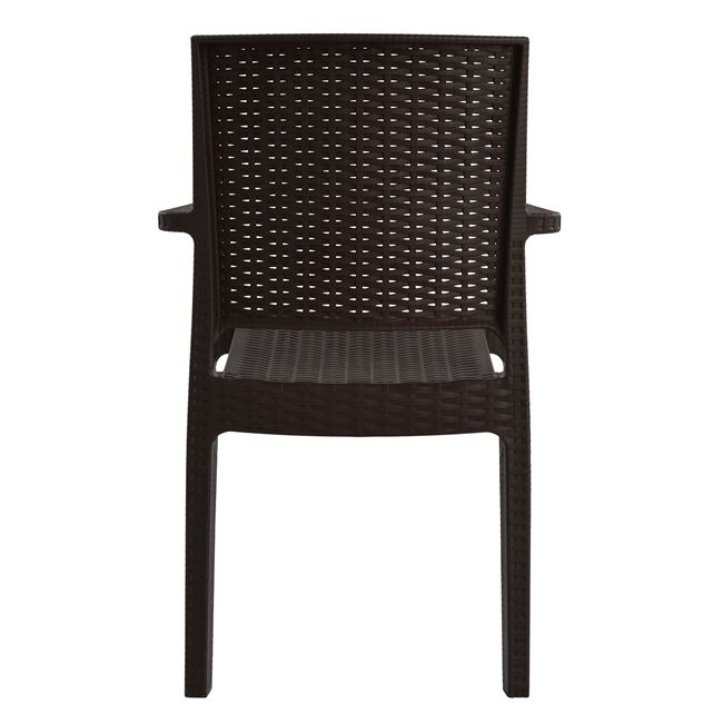 ΠΟΛΥΘΡΟΝΑ ΠΟΛΥΠΡΟΠΥΛΕΝΙΟΥ ΒΑΡΕΩΣ ΤΥΠΟΥ KAGANU DARK BROWN HM5134.09 57x55,5x89 εκ. (x1) - Image 6