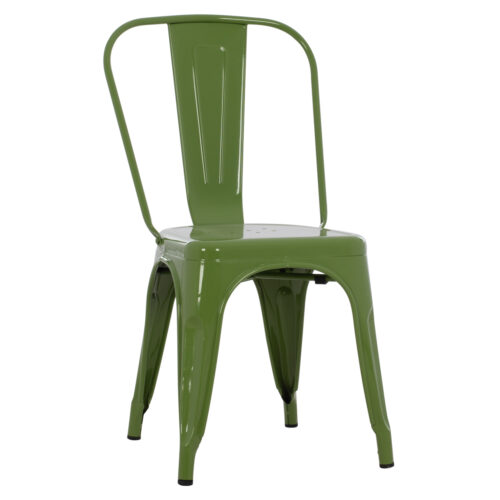 ΚΑΡΕΚΛΑ ΜΕΤΑΛΛΙΚΗ MELITA ΣΕ LIGHT OLIVE GREEN 43x50x82Y εκ. HM8641.13 (x1)