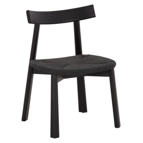 KΑΡΕΚΛΑ ΤΡΑΠΕΖΑΡΙΑΣ OSORIO HM18335.02 RUBBERWOOD & ΣΧΟΙΝΙ ΣΕ ΜΑΥΡΟ 51x55x74Υεκ (x2)