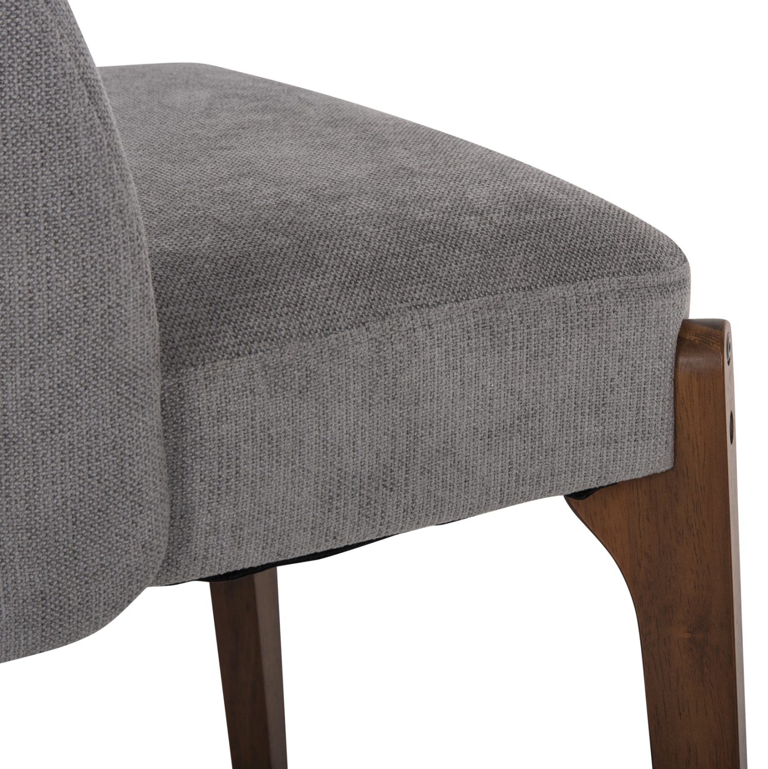ΚΑΡΕΚΛΑ ΤΡΑΠΕΖΑΡΙΑΣ RAMMER HM9744.01 RUBBERWOOD ΣΕ ΚΑΡΥΔΙ-ΓΚΡΙ ΥΦΑΣΜΑ 57x55x86Υεκ. (x2) - Image 7