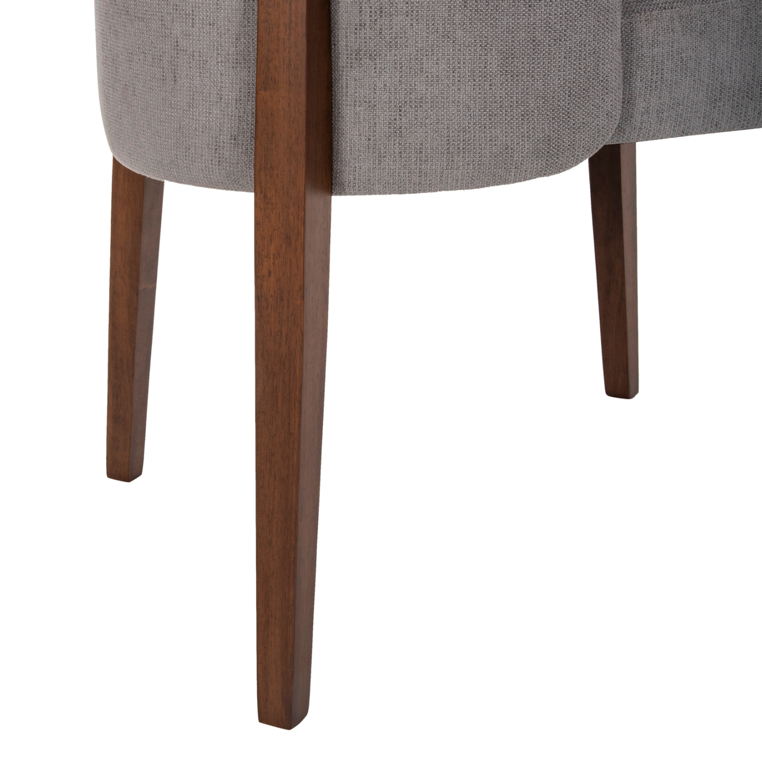 ΚΑΡΕΚΛΑ ΤΡΑΠΕΖΑΡΙΑΣ RAMMER HM9744.01 RUBBERWOOD ΣΕ ΚΑΡΥΔΙ-ΓΚΡΙ ΥΦΑΣΜΑ 57x55x86Υεκ. (x2) - Image 8