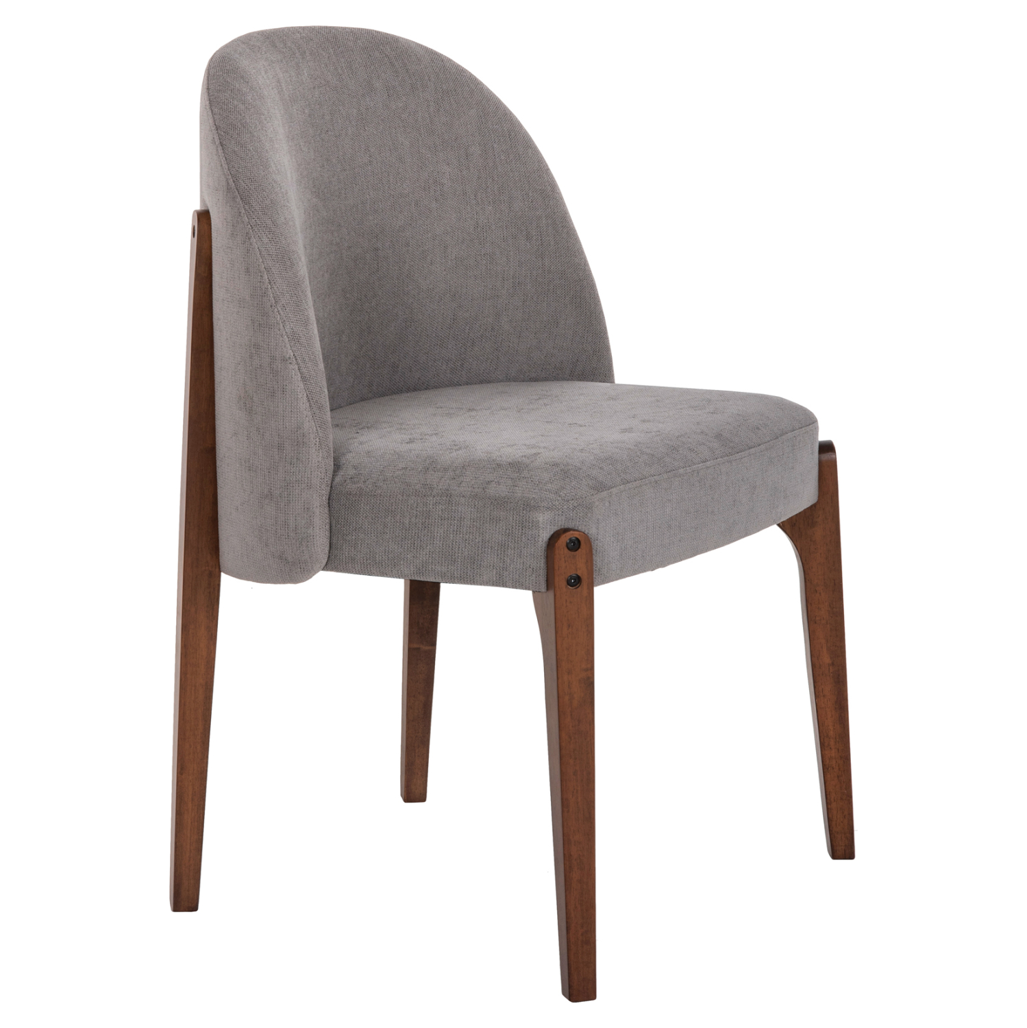 ΚΑΡΕΚΛΑ ΤΡΑΠΕΖΑΡΙΑΣ RAMMER HM9744.01 RUBBERWOOD ΣΕ ΚΑΡΥΔΙ-ΓΚΡΙ ΥΦΑΣΜΑ 57x55x86Υεκ. (x2)