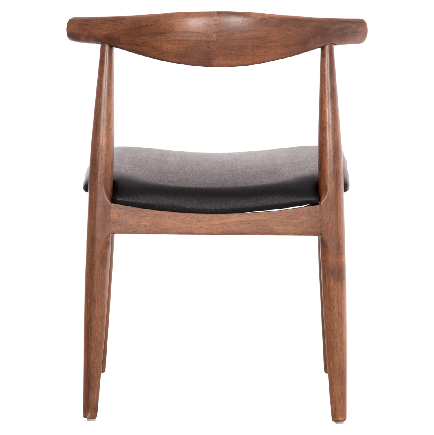 KΑΡΕΚΛΑ ΤΡΑΠΕΖΑΡΙΑΣ ALOR HM9947.03 RUBBERWOOD ΚΑΡΥΔΙ-ΜΑΥΡΟ PU 55x51x75Υεκ (x2) - Image 6