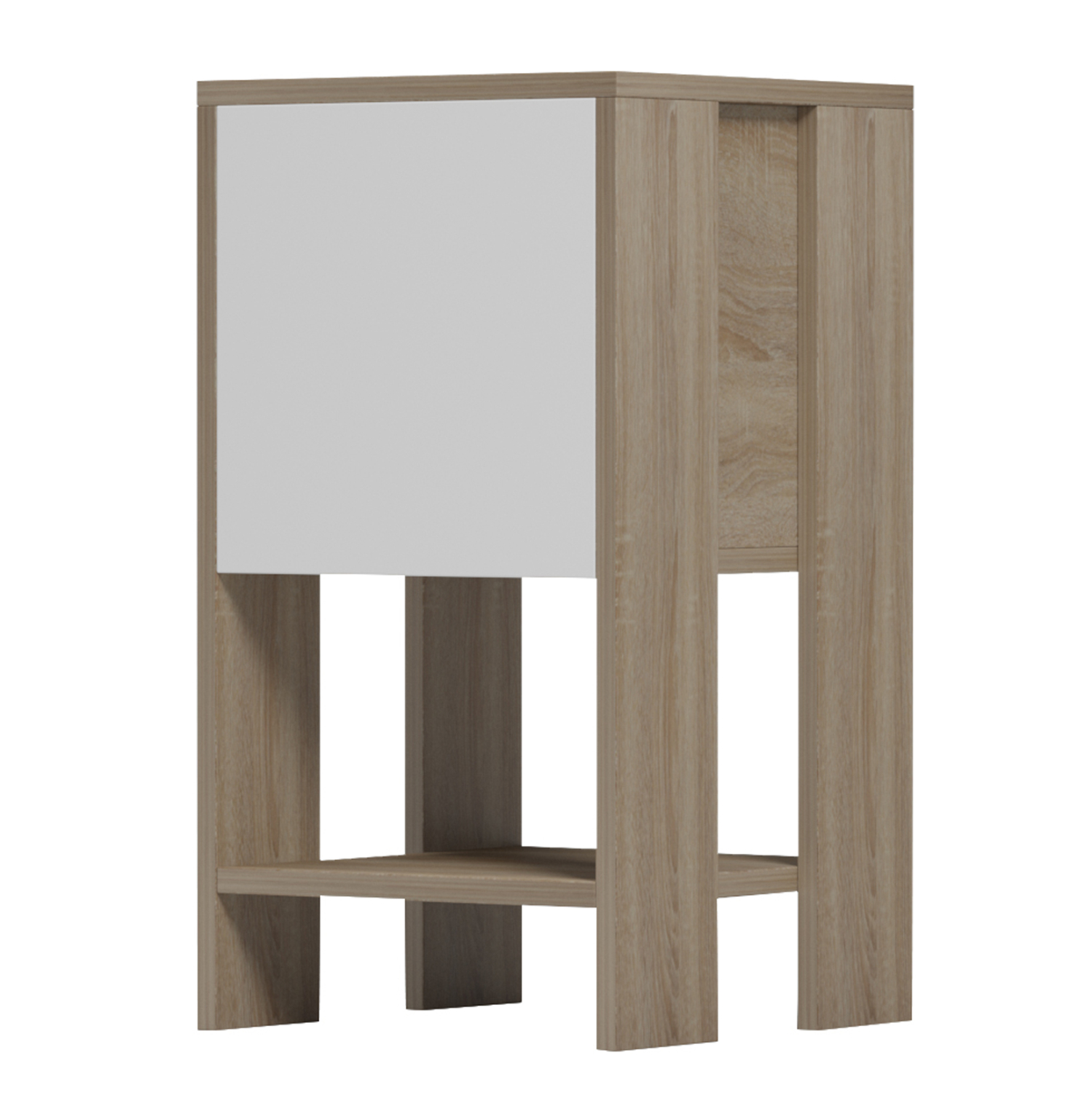 ΚΟΜΟΔΙΝΟ ARGUS HM18378.11 ΜΕΛΑΜΙΝΗ ΛΕΥΚΟ/SONAMA 30x30x55Υεκ. (x1) - Image 5