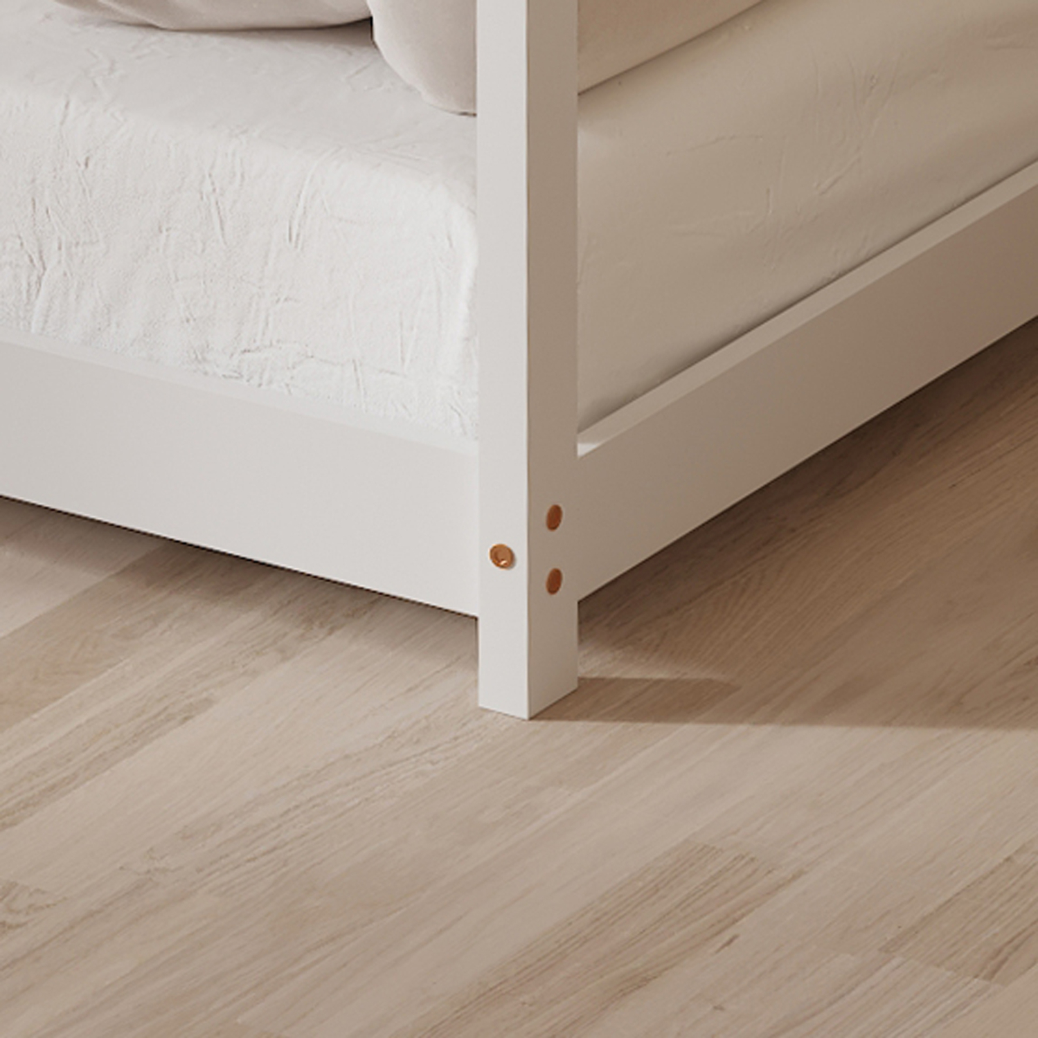 ΚΡΕΒΑΤΙ ΠΑΙΔΙΚΟ ΜΕ ΣΤΡΩΜΑ PEPE HM21302.01 ΞΥΛΟ ΠΕΥΚΟΥ ΣΕ ΛΕΥΚΟ--ΣΤΡΩΜΑ 90x190εκ (x1) - Image 7
