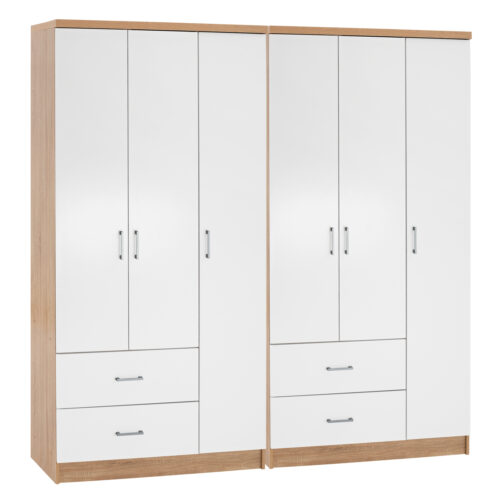 ΝΤΟΥΛΑΠΑ 6ΦΥΛΛΗ CAESAR HM21236.02 ΜΕΛΑΜΙΝΗ SONAMA & ΛΕΥΚΟ 180x42,5Χ181Υεκ. (x1)