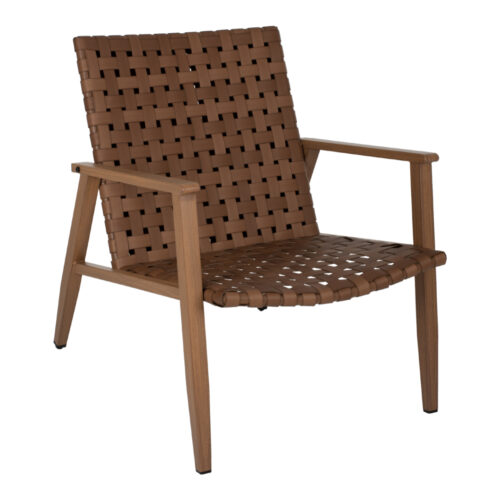 ΠΟΛΥΘΡΟΝΑ FELIPE HM5868.01 ΜΕΤΑΛΛΟ ΟΨΗ ΞΥΛΟΥ & RATTAN ΔΕΡΜΑ-LOOK 63,5x75,5x77εκ. (x1)