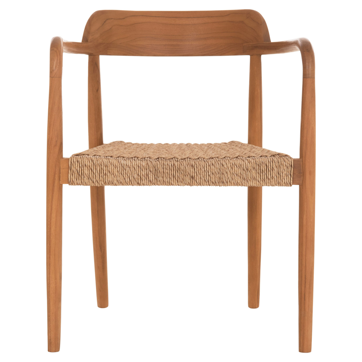 ΠΟΛΥΘΡΟΝΑ ΤΡΑΠΕΖΑΡΙΑΣ ROBBY HM18350 ΞΥΛΟ TEAK & ΣΧΟΙΝΙ VIRO ΦΥΣΙΚΟ 55x50x71Υεκ. (x1) - Image 3