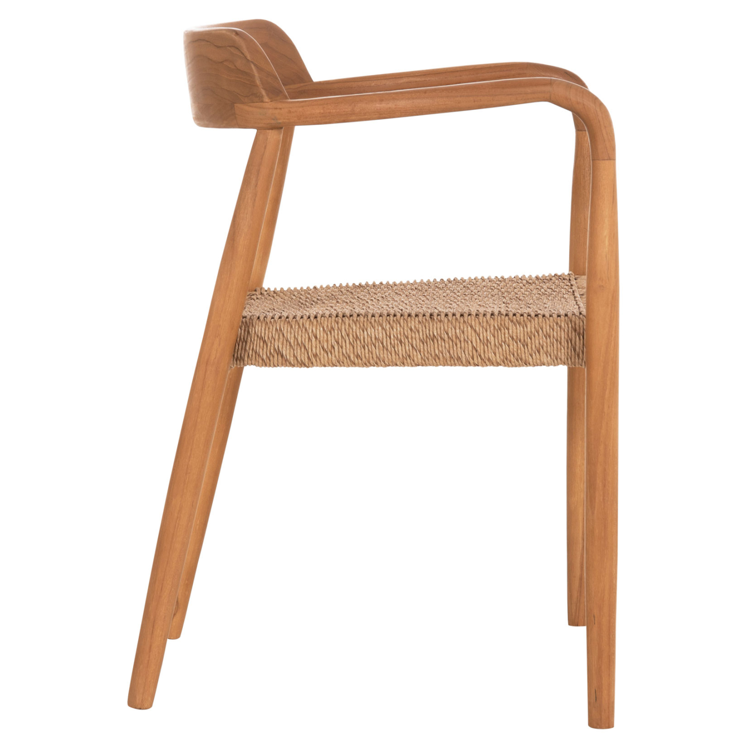 ΠΟΛΥΘΡΟΝΑ ΤΡΑΠΕΖΑΡΙΑΣ ROBBY HM18350 ΞΥΛΟ TEAK & ΣΧΟΙΝΙ VIRO ΦΥΣΙΚΟ 55x50x71Υεκ. (x1) - Image 4