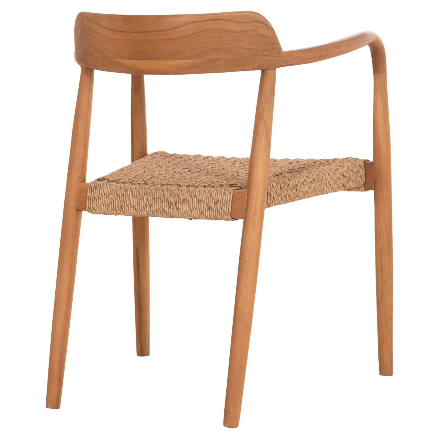 ΠΟΛΥΘΡΟΝΑ ΤΡΑΠΕΖΑΡΙΑΣ ROBBY HM18350 ΞΥΛΟ TEAK & ΣΧΟΙΝΙ VIRO ΦΥΣΙΚΟ 55x50x71Υεκ. (x1) - Image 5