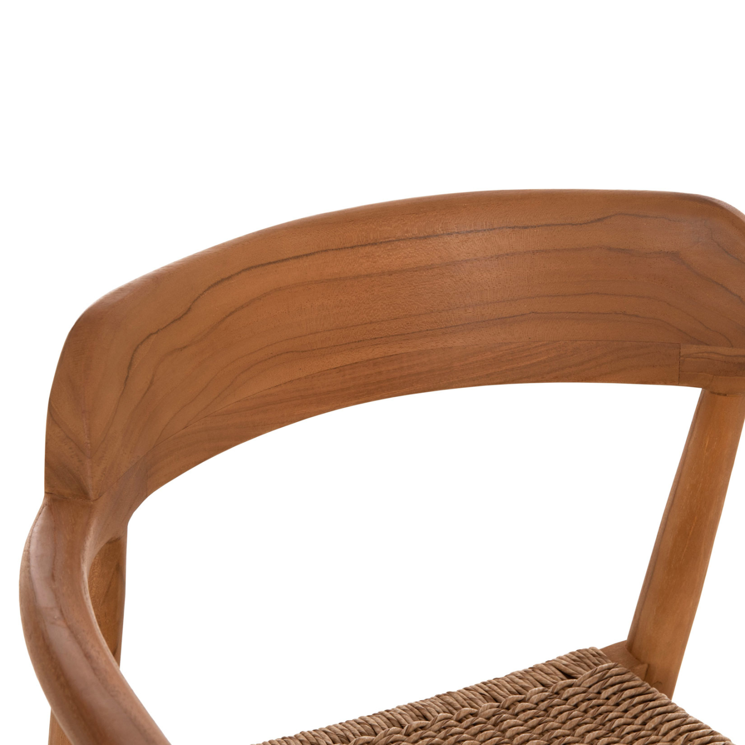 ΠΟΛΥΘΡΟΝΑ ΤΡΑΠΕΖΑΡΙΑΣ ROBBY HM18350 ΞΥΛΟ TEAK & ΣΧΟΙΝΙ VIRO ΦΥΣΙΚΟ 55x50x71Υεκ. (x1) - Image 7