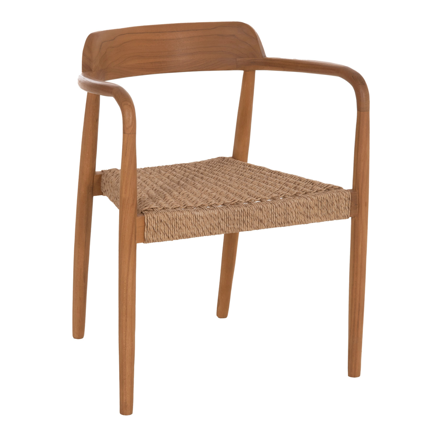 ΠΟΛΥΘΡΟΝΑ ΤΡΑΠΕΖΑΡΙΑΣ ROBBY HM18350 ΞΥΛΟ TEAK & ΣΧΟΙΝΙ VIRO ΦΥΣΙΚΟ 55x50x71Υεκ. (x1)