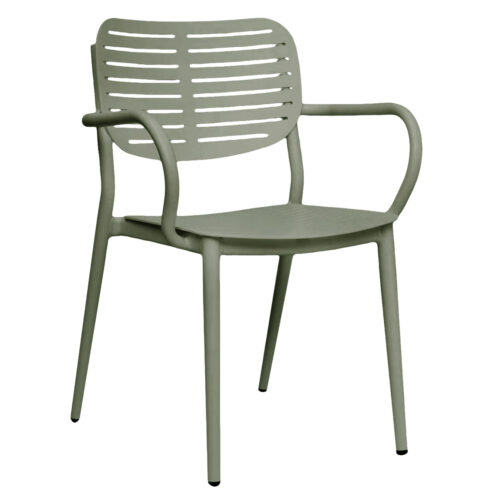 ΠΟΛΥΘΡΟΝΑ ΤΡΑΠΕΖΑΡΙΑΣ HILLIARD HM6644.07 ΑΛΟΥΜΙΝΙΟ ΣΕ OLIVE GREEN 56x58x80Υεκ (x1)