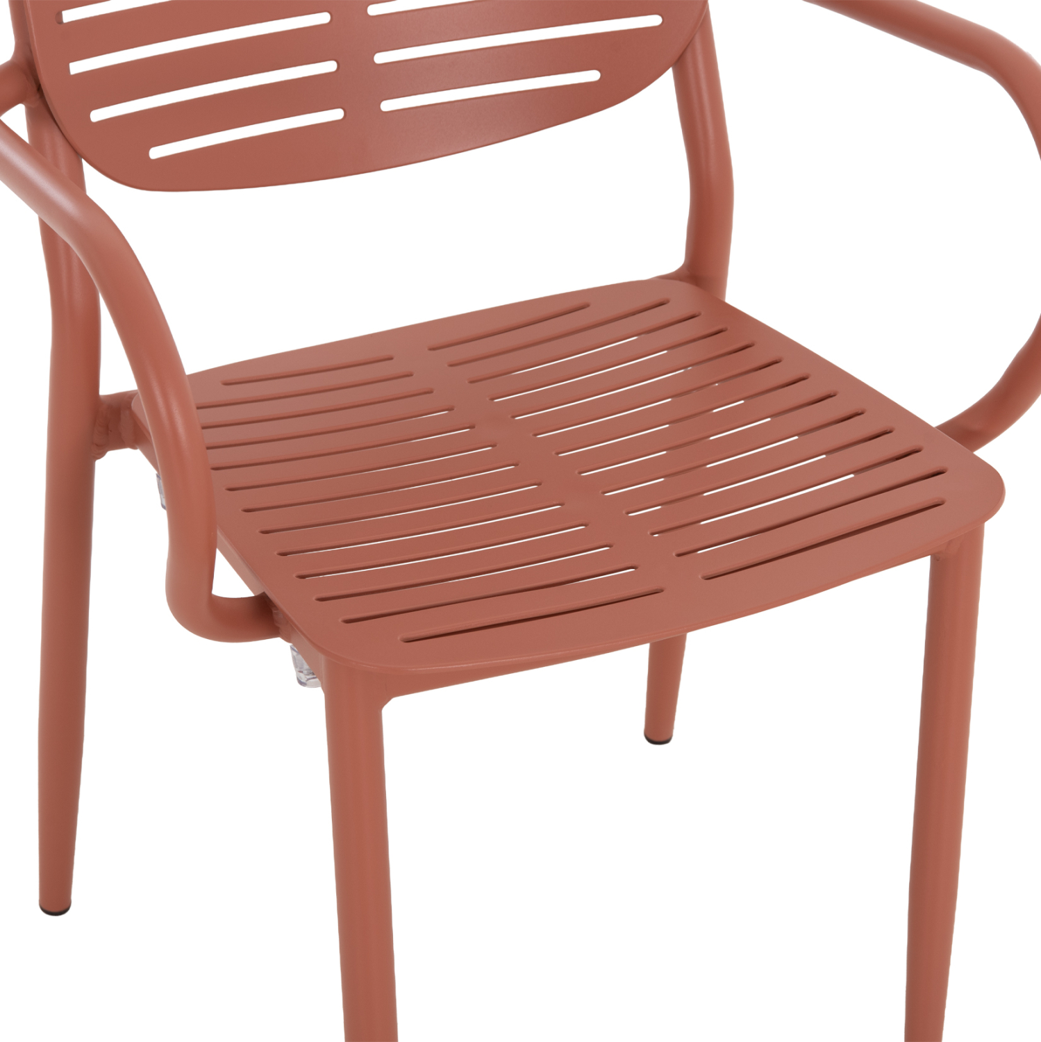 ΠΟΛΥΘΡΟΝΑ ΤΡΑΠΕΖΑΡΙΑΣ HILLIARD HM6644.08 ΑΛΟΥΜΙΝΙΟ ΣΕ TERRACOTTA 58x52x78Υεκ (x1) - Image 7