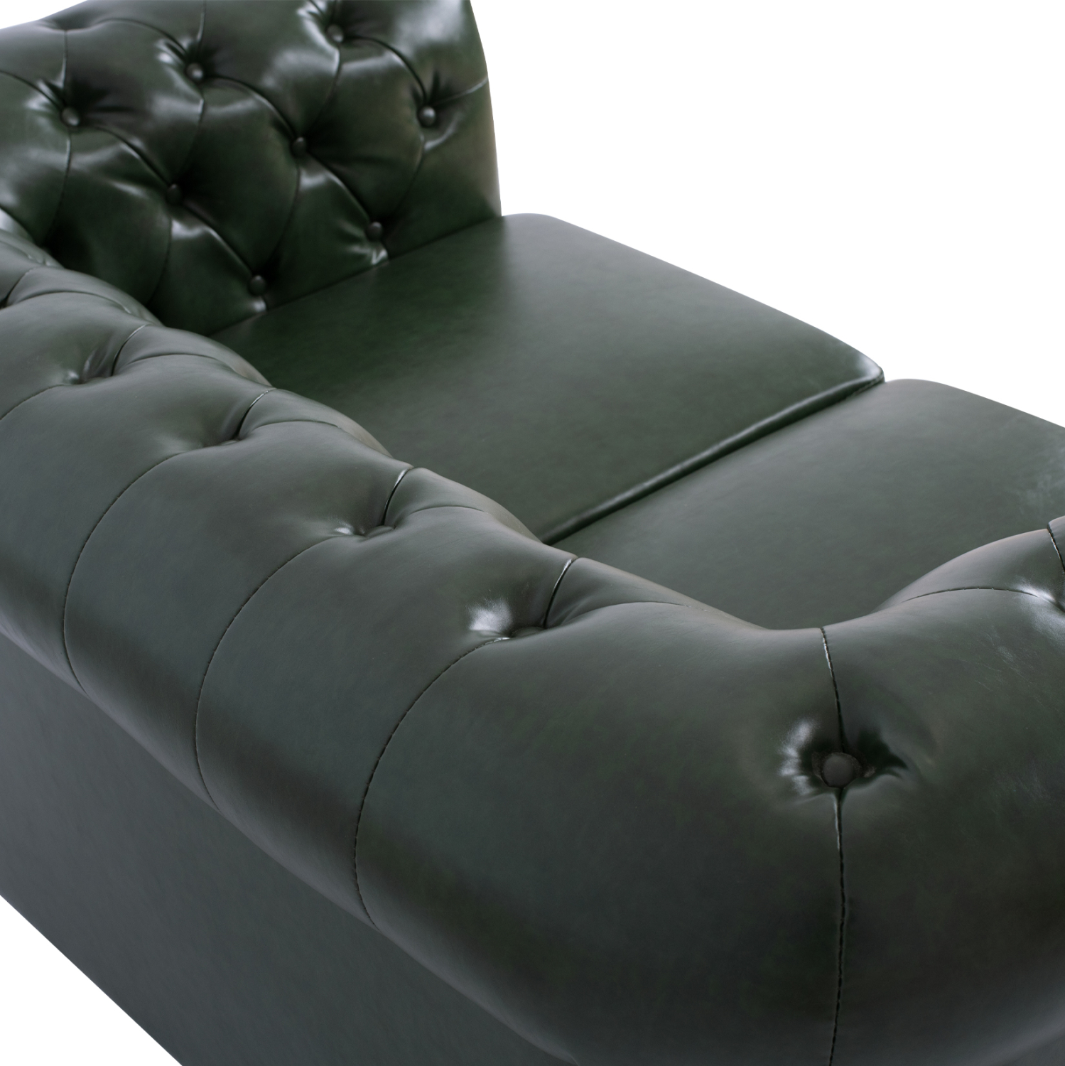 ΣΕΤ ΚΑΝΑΠΕΣ 2ΘΕΣΙΟΣ & 3ΘΕΣΙΟΣ HM10911.08 PU ΔΕΡΜΑ Τ.CHESTERFIELD ΚΥΠΑΡΙΣΣΙ (x1) - Image 6