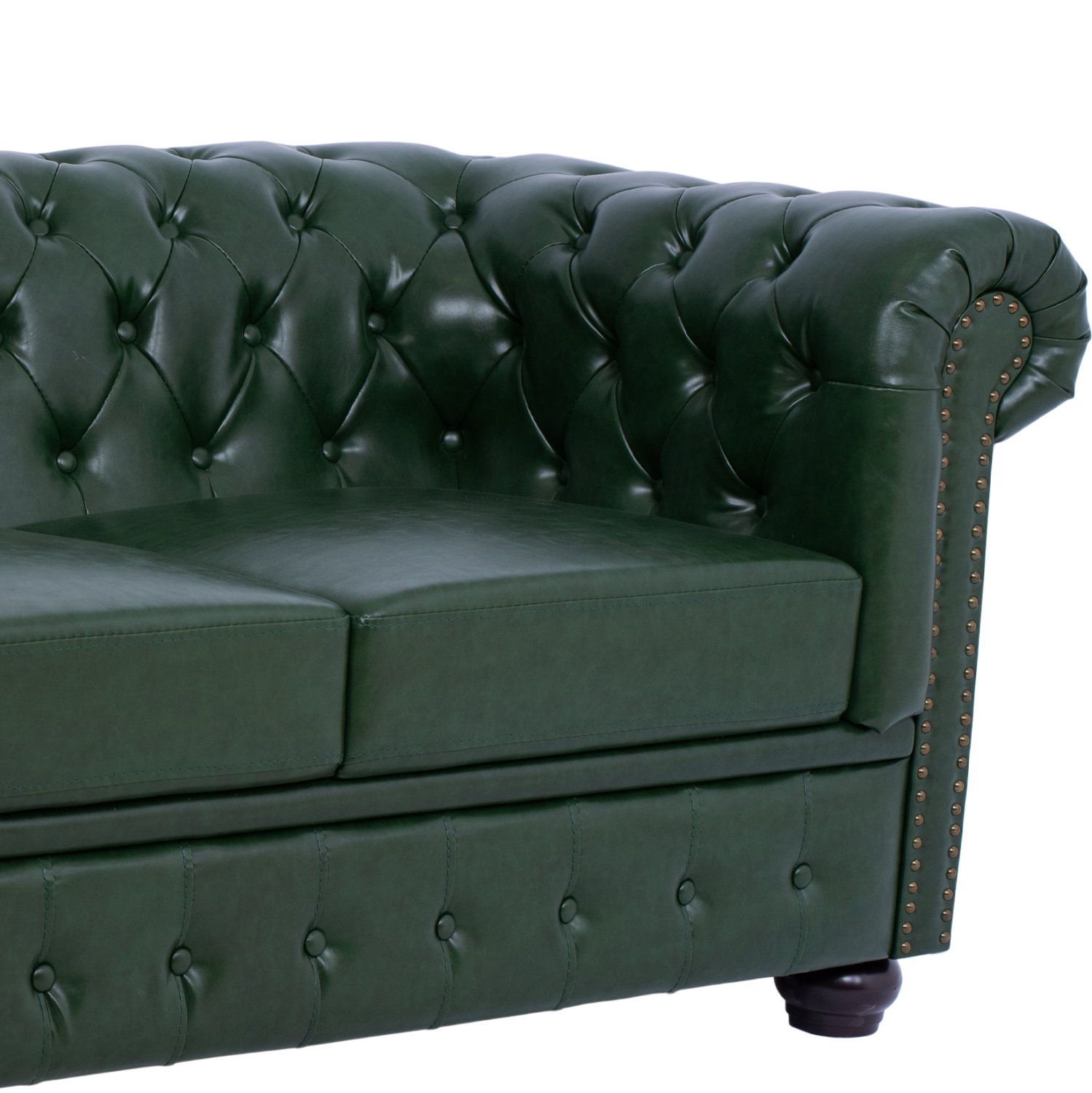 ΣΕΤ ΚΑΝΑΠΕΣ 2ΘΕΣΙΟΣ & 3ΘΕΣΙΟΣ HM10911.08 PU ΔΕΡΜΑ Τ.CHESTERFIELD ΚΥΠΑΡΙΣΣΙ (x1) - Image 8