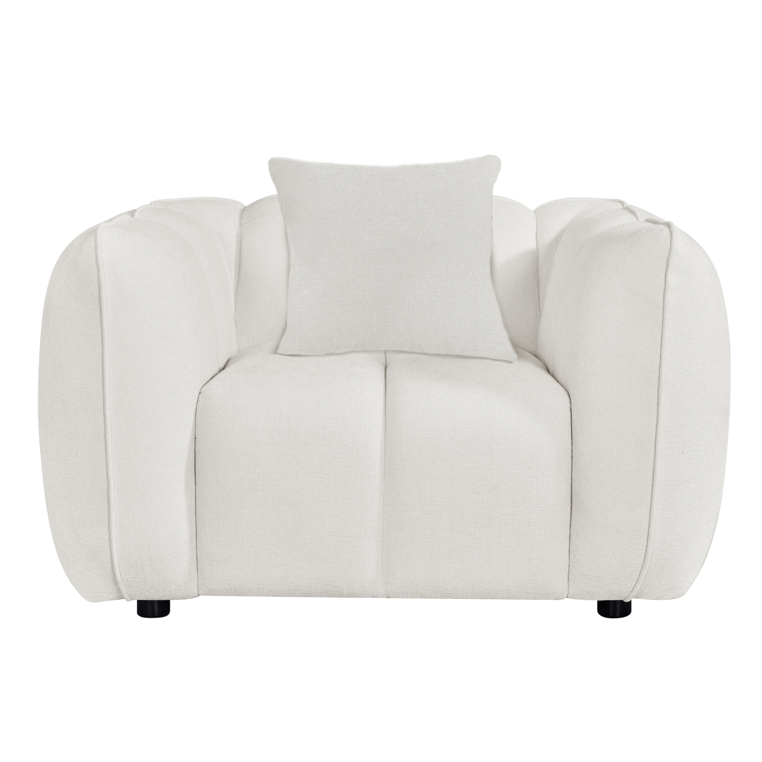 ΣΕΤ ΚΑΝΑΠΕΣ ΓΩΝΙΑ (ΑΡΙΣΤΕΡΗ)-ΠΟΛΥΘΡΟΝΑ LOUNGE LYKKE HM10820.02L ΕΚΡΟΥ ΥΦΑΣΜΑ (x1) - Image 4