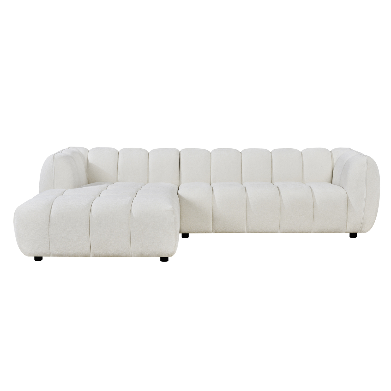 ΣΕΤ ΚΑΝΑΠΕΣ ΓΩΝΙΑ (ΑΡΙΣΤΕΡΗ)-ΠΟΛΥΘΡΟΝΑ LOUNGE LYKKE HM10820.02L ΕΚΡΟΥ ΥΦΑΣΜΑ (x1) - Image 5