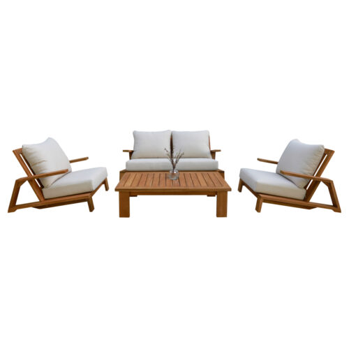 ΣΕΤ ΣΑΛΟΝΙ LOUNGE 4ΤΜΧ MIREX HM6521 ΞΥΛΟ ΑΚΑΚΙΑΣ--ΠΟΛΥΕΣΤΕΡΙΚΑ ΜΑΞΙΛΑΡΙΑ ΕΚΡΟΥ (x1)