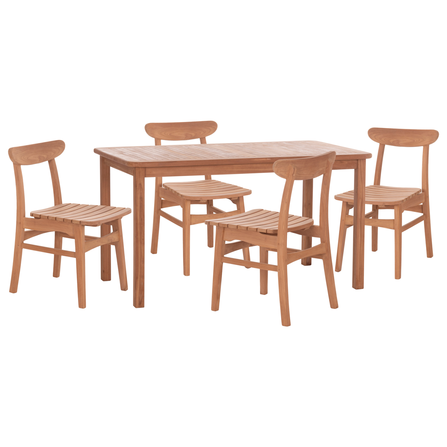 ΣΕΤ ΤΡΑΠΕΖΑΡΙΑΣ ΕΞ.ΧΩΡΟΥ 5ΤΜΧ ROBBIE ΗΜ10926 ΞΥΛΟ TEAK ΣΕ ΦΥΣΙΚΟ (x1)