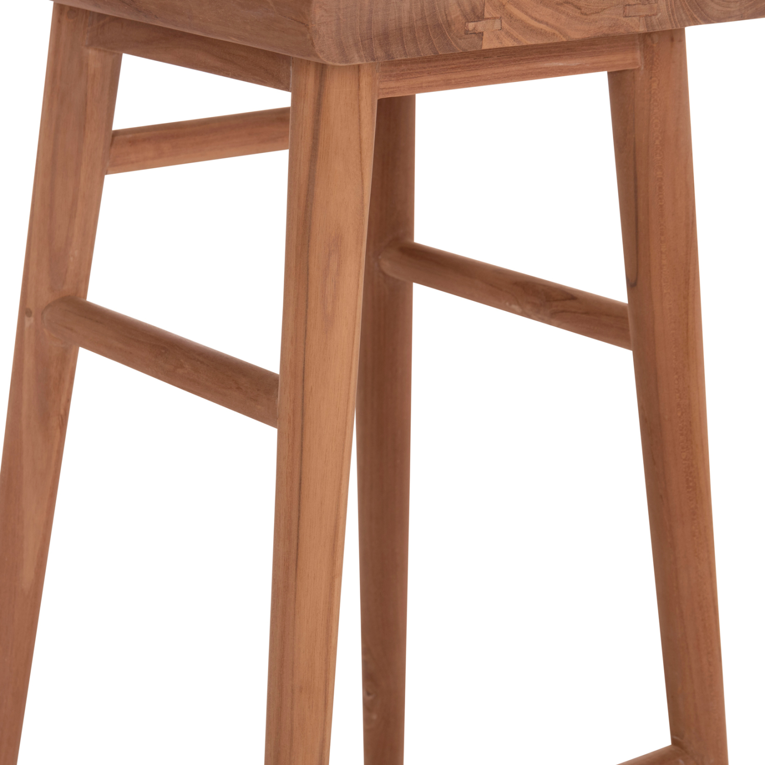 ΣΕΤ ΤΡΑΠΕΖΙ ΜΕ 2 ΣΚΑΜΠΟ ΜΠΑΡ BOLMAR HM10917 ΞΥΛΟ TEAK ΣΕ ΦΥΣΙΚΟ ΧΡΩΜΑ (x1) - Image 9
