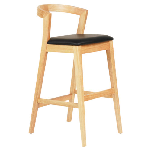 ΣΚΑΜΠΟ ΜΠΑΡ NAMI HM9952.01 RUBBERWOOD ΣΕ ΟΑΚ-ΜΑΥΡΟ PU 47,5x59x102,5Υεκ. (x1)