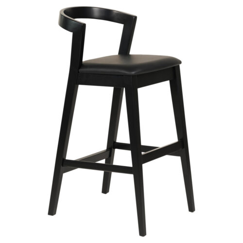 ΣΚΑΜΠΟ ΜΠΑΡ NAMI HM9952.02 RUBBERWOOD & PU-ΜΑΥΡΟ 47,5x59x102,5Υεκ. (x1)