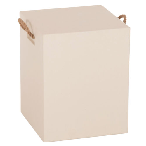 ΣΚΑΜΠΟ ΤΕΤΡΑΓΩΝΟ FIBER CEMENT ΜΕ ΧΕΡΟΥΛΙΑ ZAK HM6581.02 ΣΕ ΜΠΕΖ 36x36x45,5Υεκ (x1)