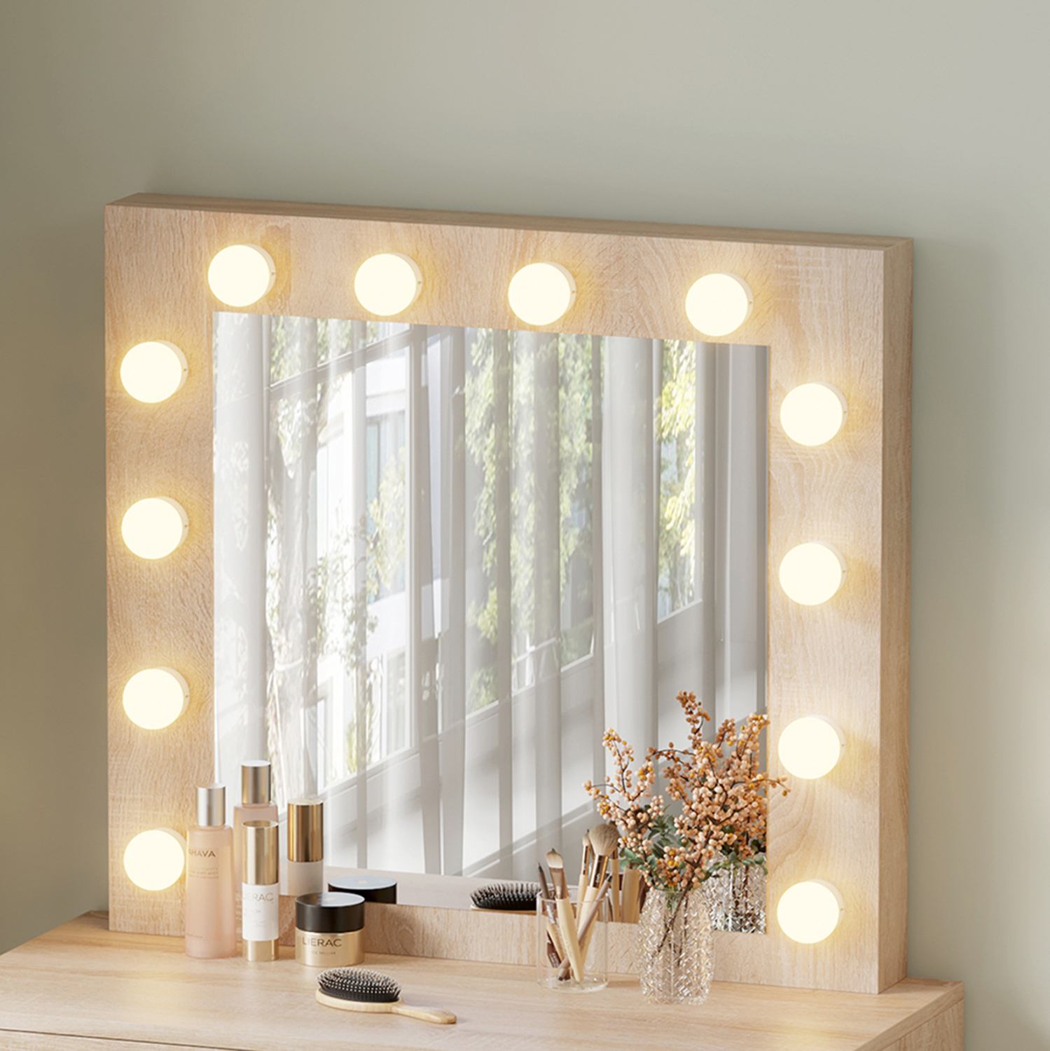 ΤΟΥΑΛΕΤΑ ΜΕ ΦΩΤΙΣΜΟ LED & ΣΥΡΤΑΡΙΑ BEYON HM2500.01 ΜΕΛΑΜΙΝΗ ΣΕ SONAMA 112.5x40.5x140Υεκ. (x1) - Image 7