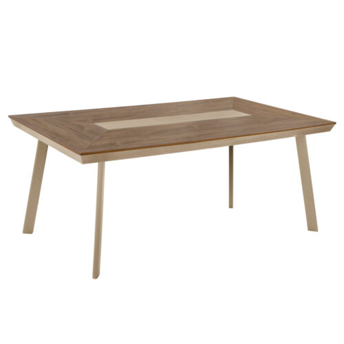 ΤΡΑΠΕΖΙ ΑΛΟΥΜΙΝΙΟΥ TABER HM5131.04 ΚΑΠΟΥΤΣΙΝΟ ΜΕ POLYWOOD TOP 200x100x75Υεκ (x1)